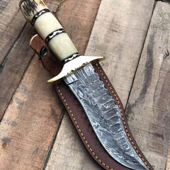 Handmade stag handle Hunting Knife