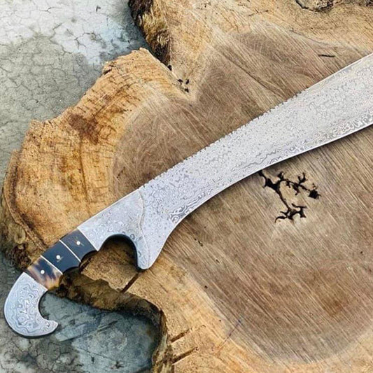Handcrafted Falcata Sword – Ancient Iberian Curved Blade | Thewizcrafts