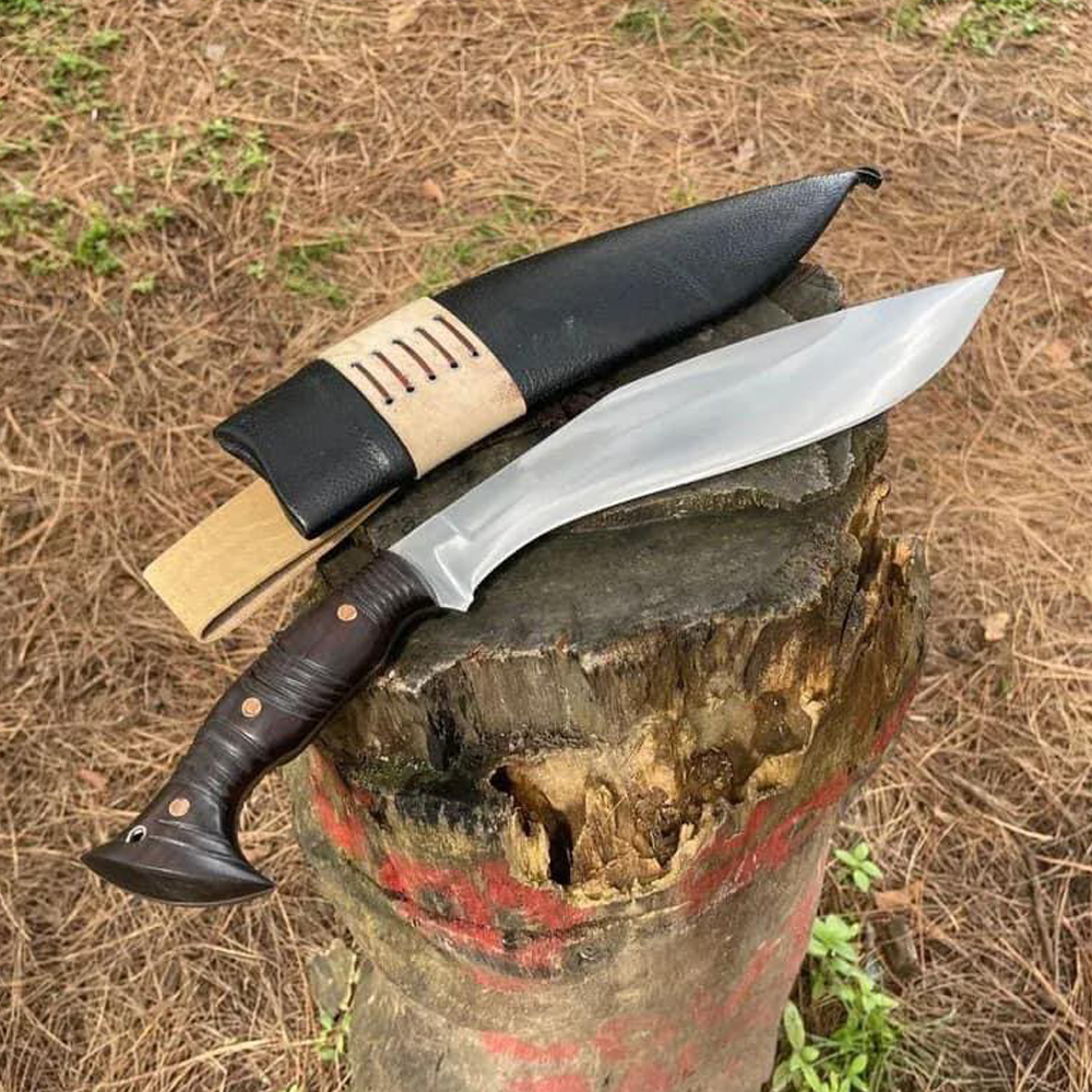 Handcrafted Machete kukri Knife – Heavy-Duty Full Tang Chopping Blade | Thewizcrafts