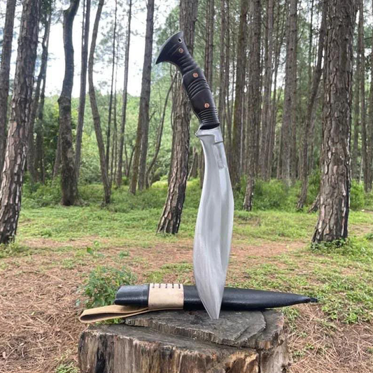 Handcrafted Machete kukri Knife – Heavy-Duty Full Tang Chopping Blade | Thewizcrafts