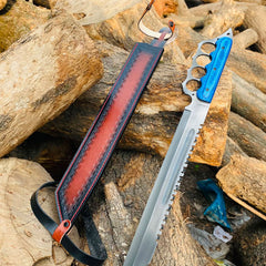 Handcrafted Machete Knife – Heavy-Duty Full Tang Chopping Blade | Thewizcrafts