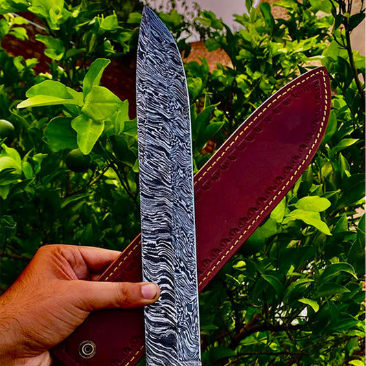 Handcrafted Machete Knife – Heavy-Duty Full Tang Chopping Blade | Thewizcrafts