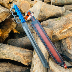 Handcrafted Machete Knife – Heavy-Duty Full Tang Chopping Blade | Thewizcrafts
