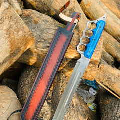 Handcrafted Machete Knife – Heavy-Duty Full Tang Chopping Blade | Thewizcrafts