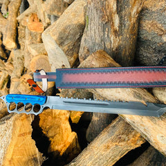 Handcrafted Machete Knife – Heavy-Duty Full Tang Chopping Blade | Thewizcrafts